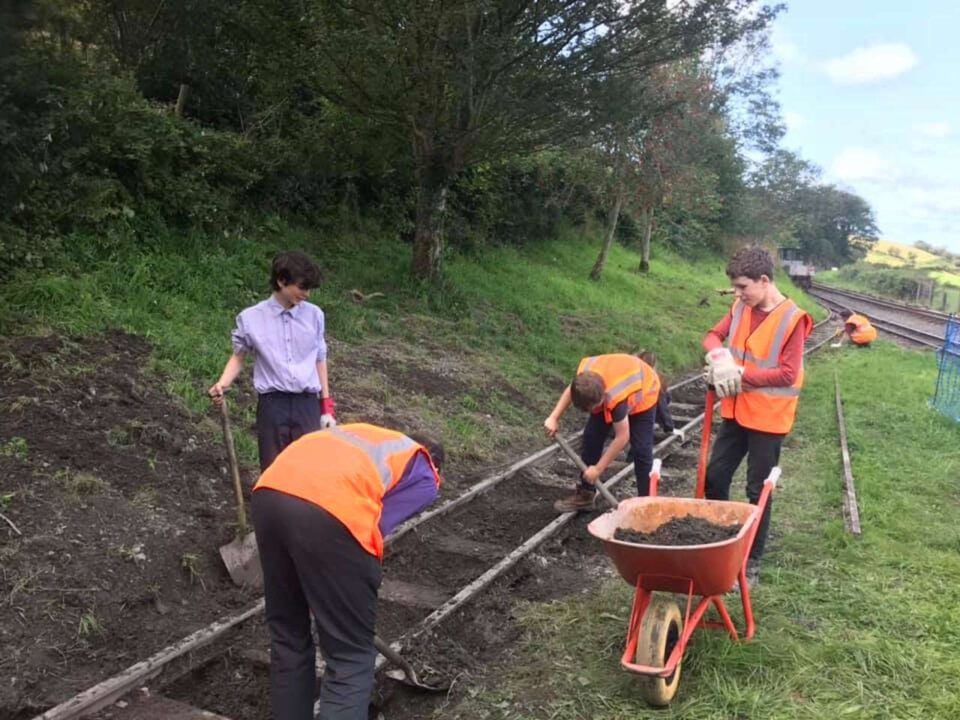 Members of the Navvies group. // Credit: Talyllyn Railway