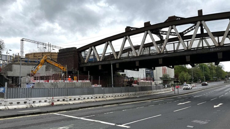 Anniesland Cross facing east. // Credit: Network Rail