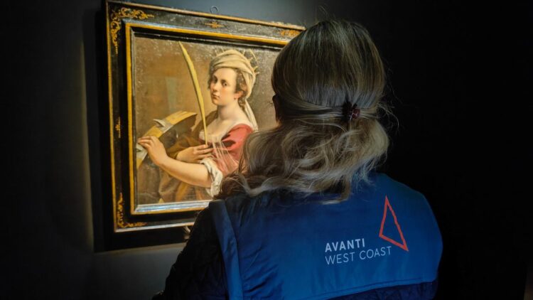 Artemisia Gentileschi's ‘Self Portrait as Saint Catherine of Alexandria' on display at the Ikon Gallery, Birmingham - Avanti West Coast