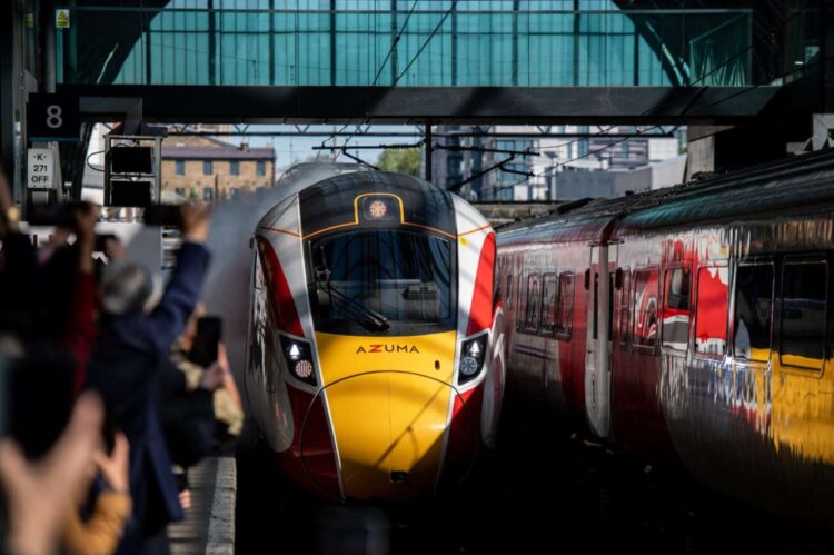 Azuma Launch // Credit: LNER