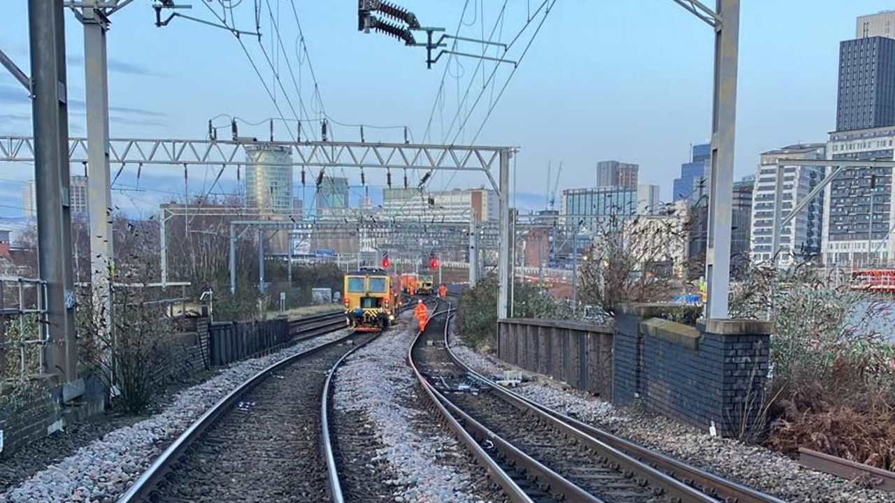 Birmingham track improvement work - Network Rail