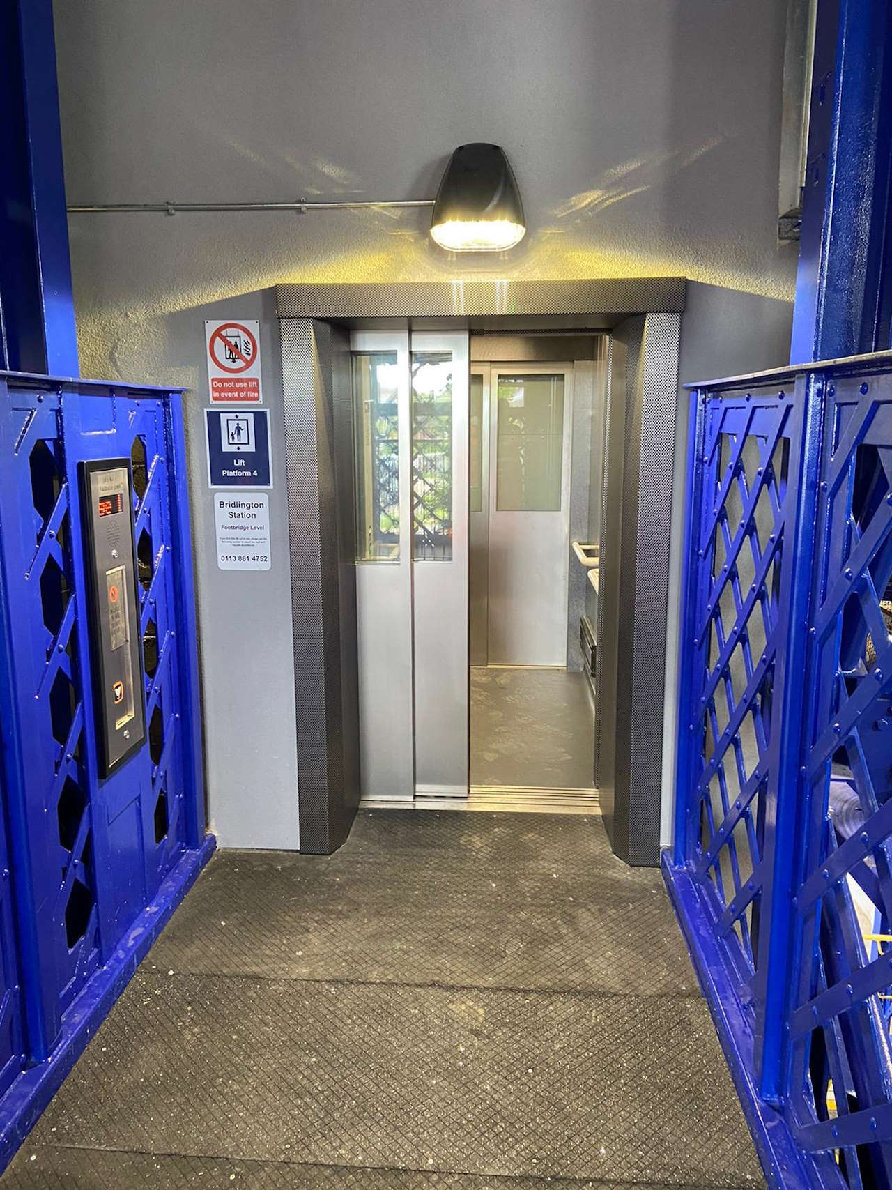 One of the new lifts at Bridlington. // Credit: Network RailNetwork Rail