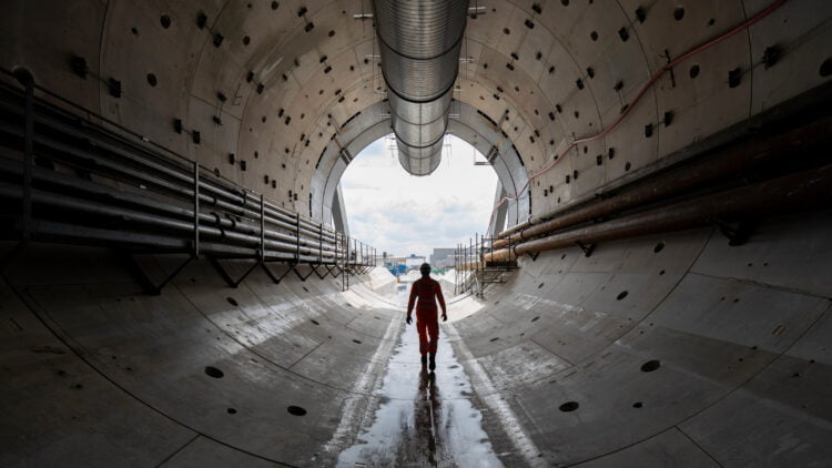 Chiltern Tunnel looking south towards London. // Credit: HS2