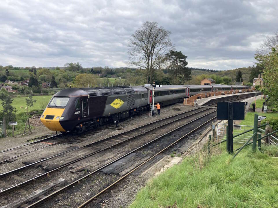 Class 43, 43303 owned by Colas will appear at the SVR's Spring Diesel Festival