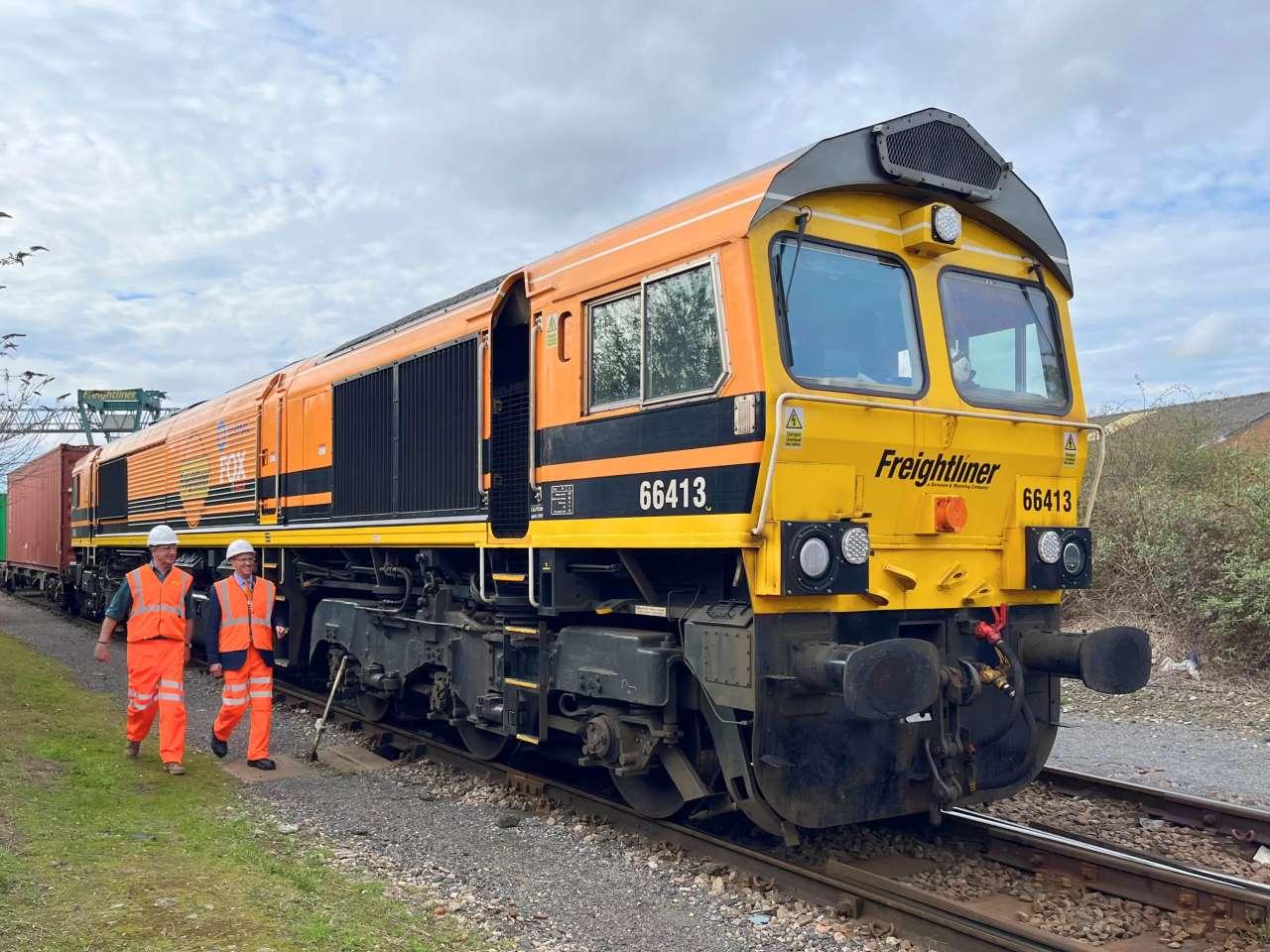 A Freightliner train.