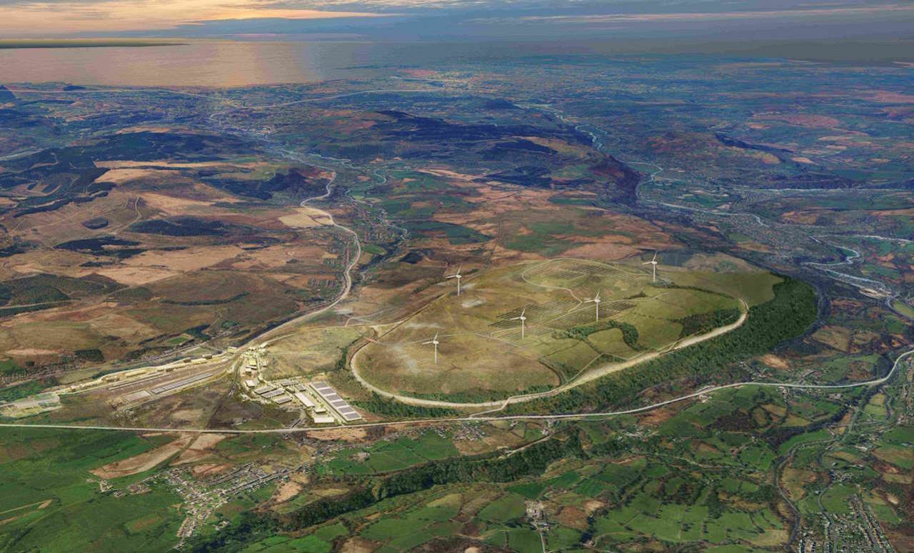 Aerial view of the Global Centre of Rail Excellence . // Credit: Global Centre of Rail Excellence