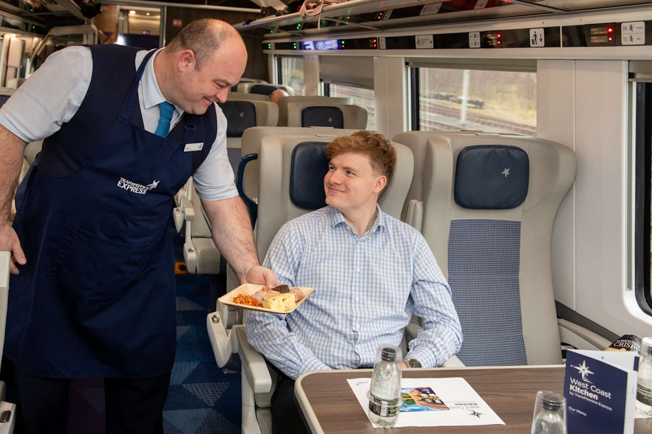 New West Coast Kitchen for TransPennine Express First CLass customers. // Credit: Georgie Glass