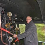 Volunteer driver John Hunt driving 6023 King Edward II. // Credit: North Yorkshire Moors Railway