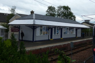 Scottish railway station project completed