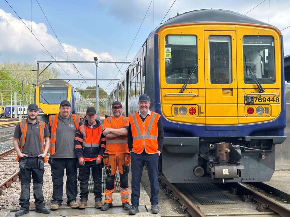 Picture of team with class 769 train