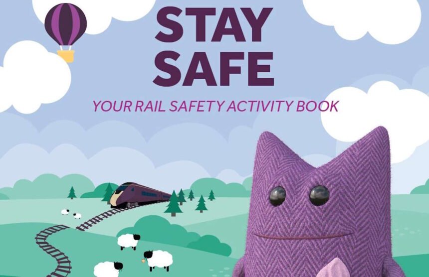 Stay Safe children's activity book. // Credit: East Midlands Railway