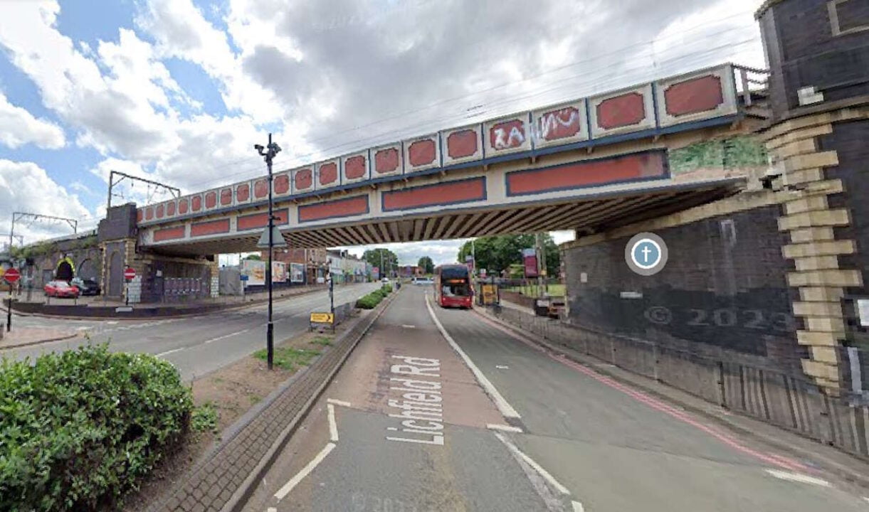 Tame Valley Viaduct. // Credit Google Maps