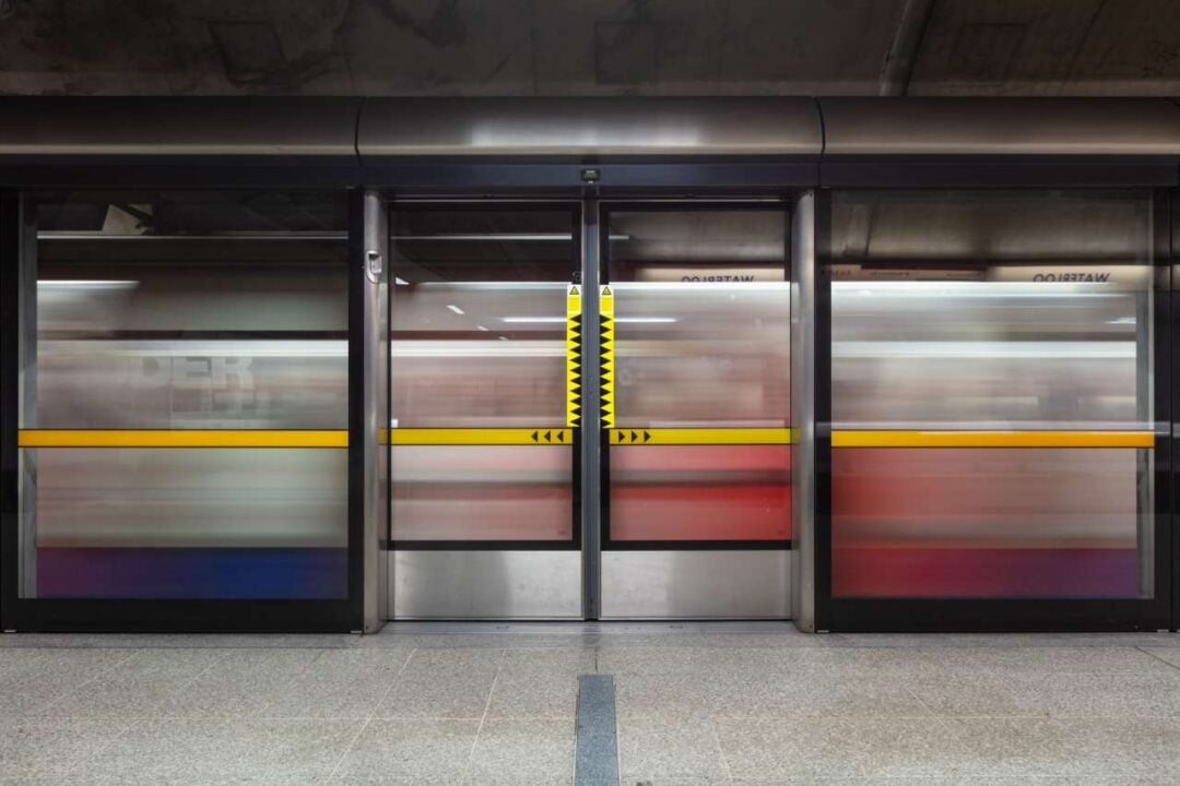 Jubilee Line train at Waterloo station