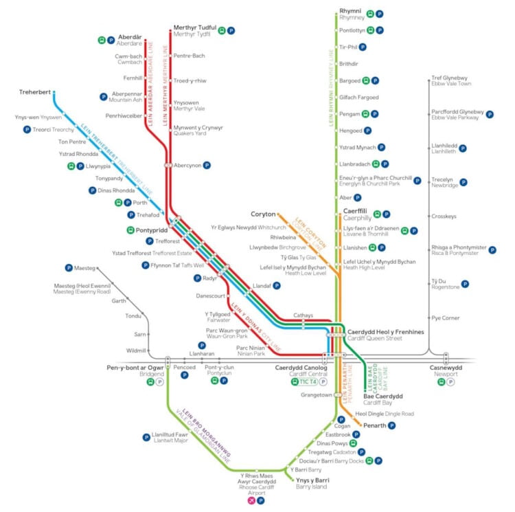 Transport for Wales Valley Lines. // Credit: Transport for Wales 