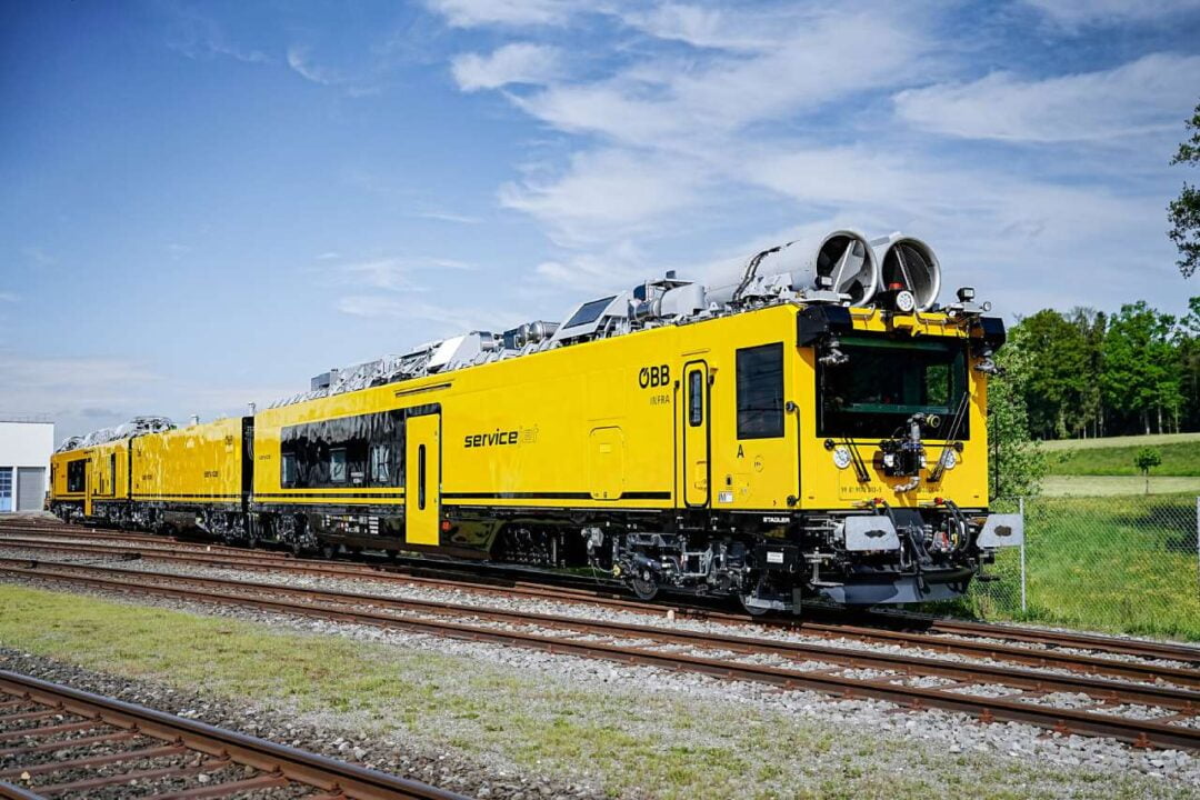 The new firefighting and rescue train from Stadler for ÖBB-Infrastruktur AG. // Credit: ÖBB/Stadler