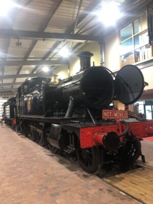 4566 on display at The Engine House, Highley. - Sheena Strevens