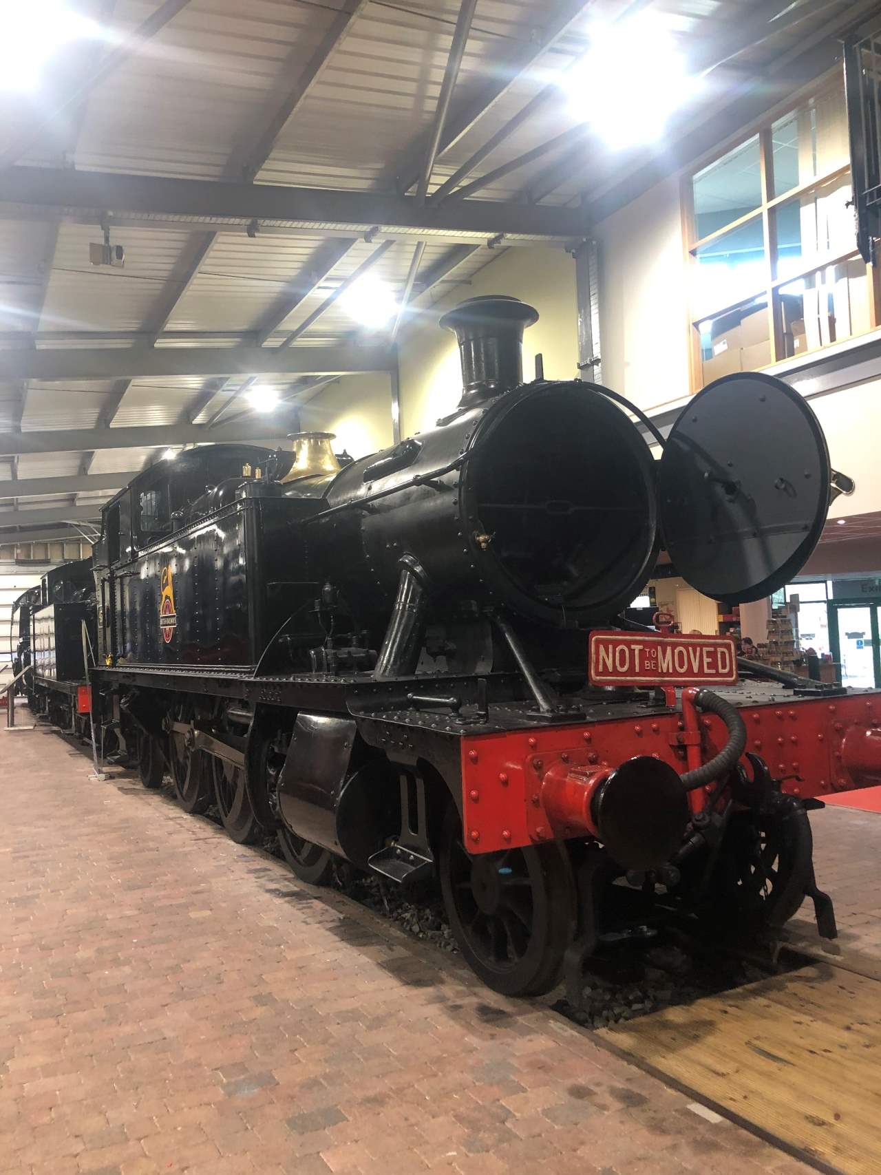 4566 on display at The Engine House, Highley. - Sheena Strevens