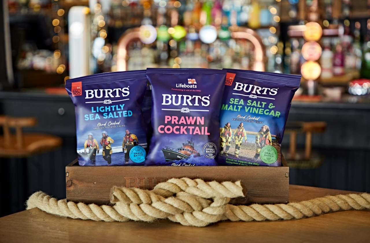 Burt's Crisps RNLI campaign. // Credit: East Midlands Railway