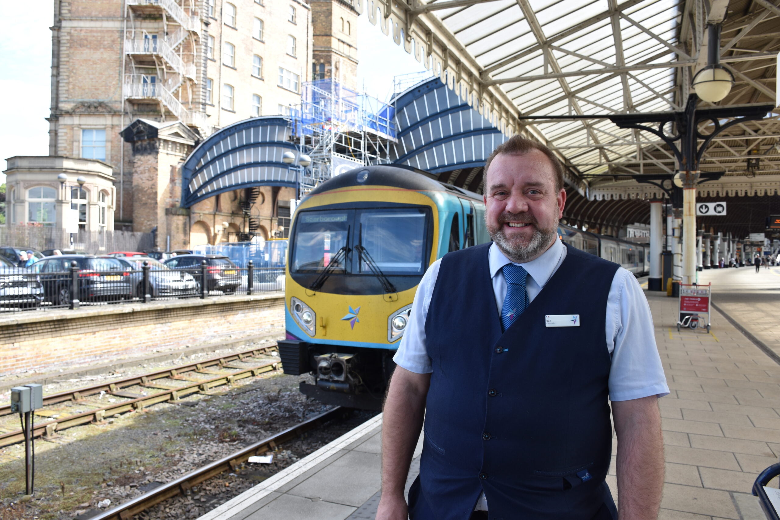 Dan Clarke, German-speaking Conductor. // Credit: TransPennine Express