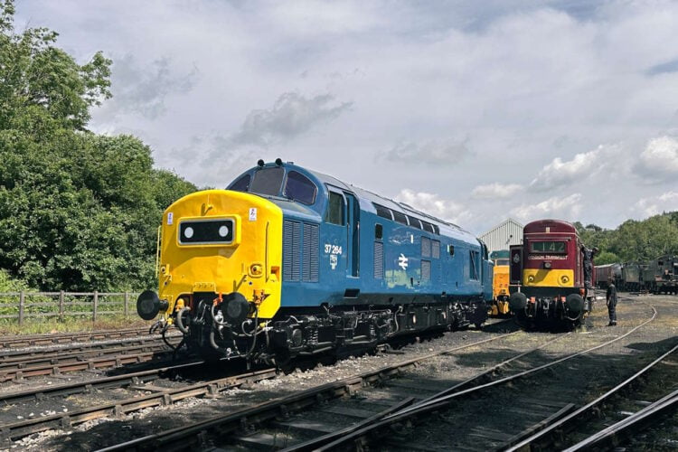 Class 37 No. 37264 at the North Yorkshire Moors Railway Diesel Gala. // Credit: Andrew Jeffery