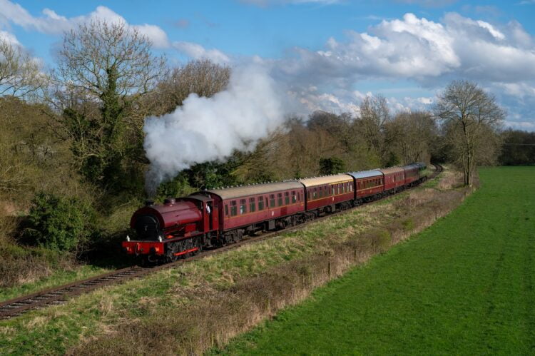 Steaming along the Ecclesbourne Valley Railway. // Credit: Ecclesbourne Valley Railway