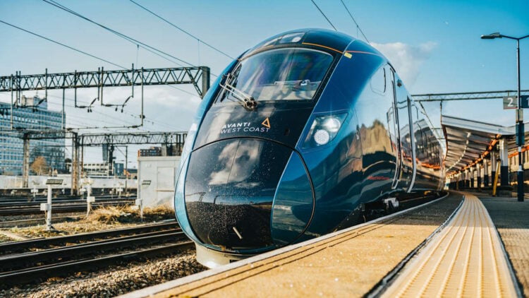 New Class 805 train at Crewe. // Credit: Avanti West Coast