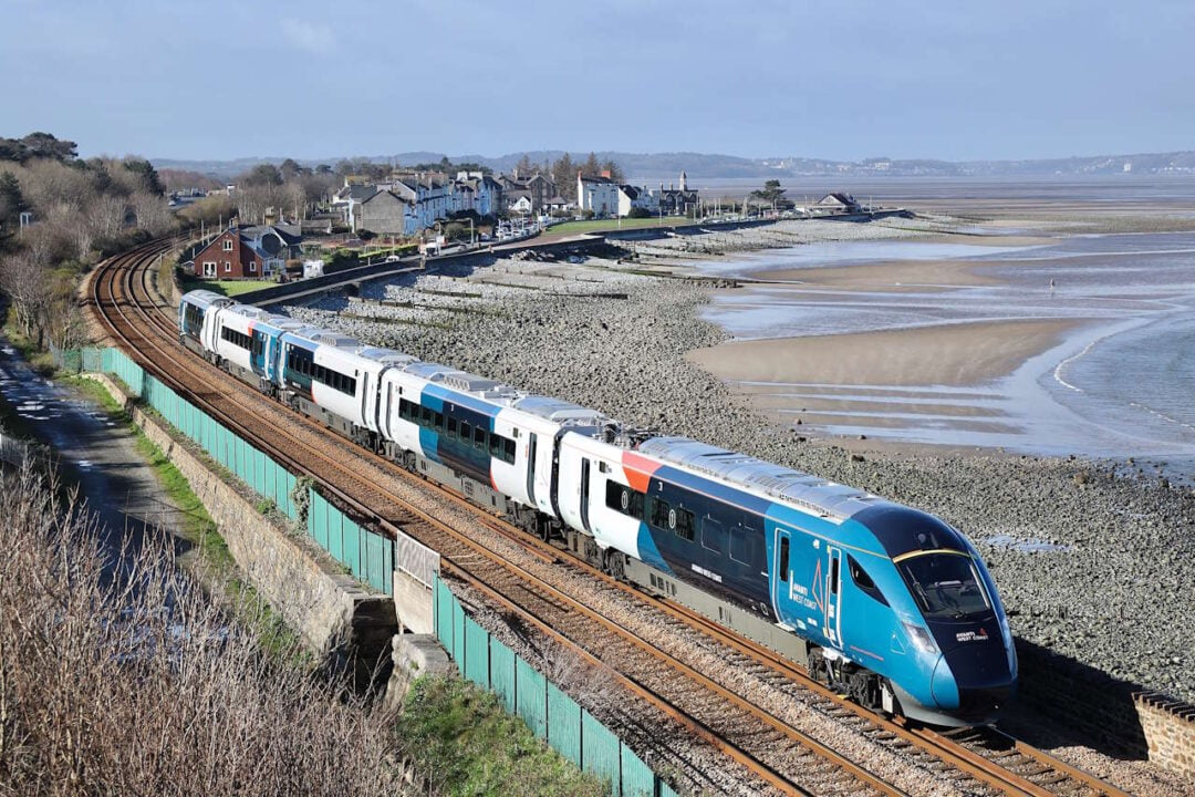 New Class 805 train at Llanfairfechan. // Credit: Avanti West Coast