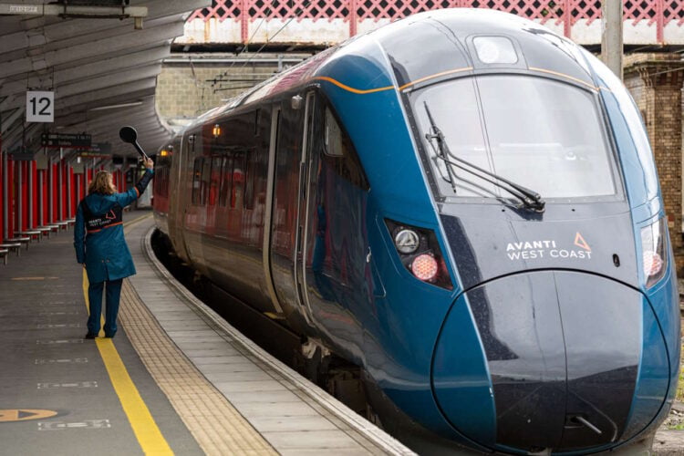 New Evero Class 805 train at Crewe. // Credit: Avanti West Coast