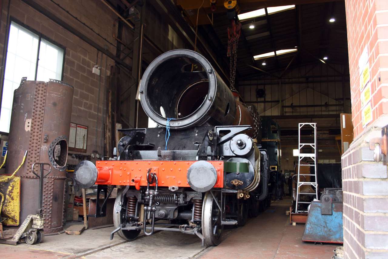 82045 front view with boiler in situ