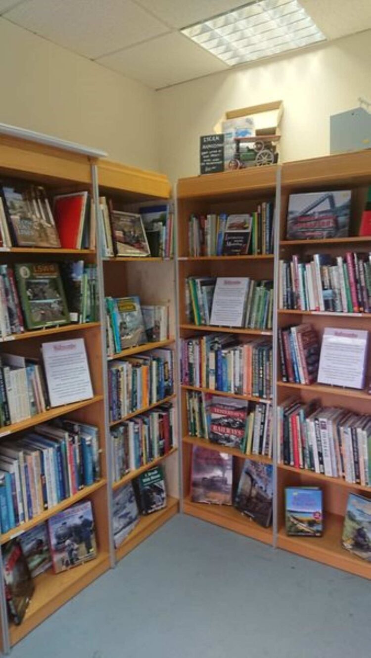 Hollycombes' new Donations Bookshop - Hollycombe Steam in the Country Museum