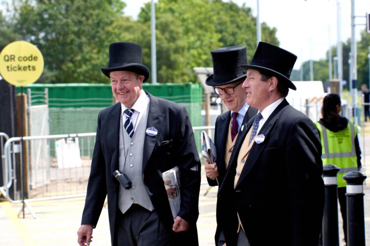 Men in Top Hat and Tails - South Western Railway