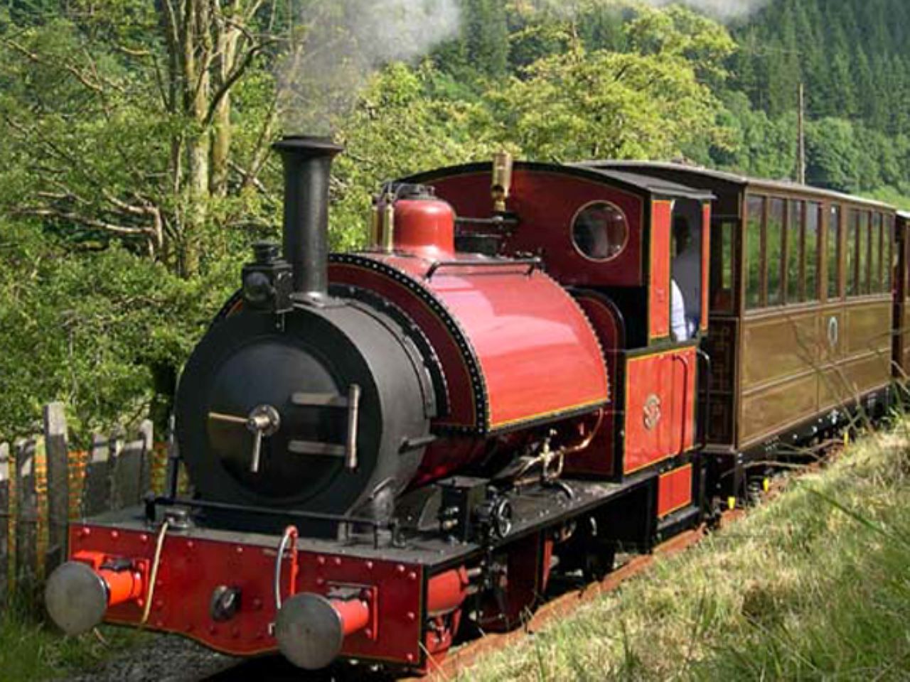 No.3 at Corris Railway in June 2003 - Corris Railway