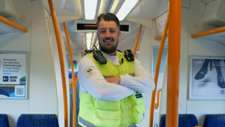 Railway Enforcement Officer Tom Blendell. // Credit: Southeastern