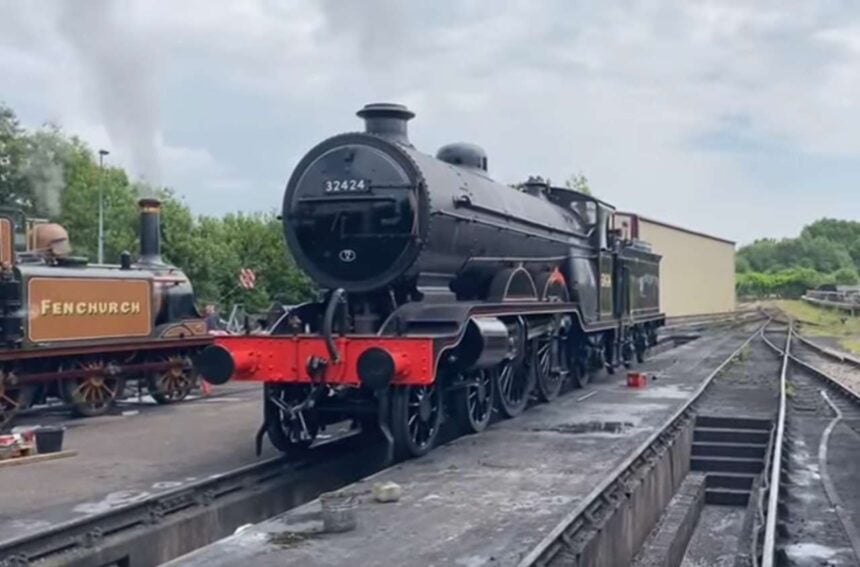 Date announced for steam locomotive 32424 Beachy Head Launch