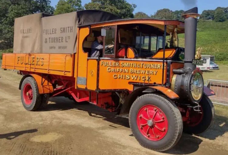 Vintage steam lorry at the 2023 Sussex Steam Rally. // Credit: The Sussex Steam Rally