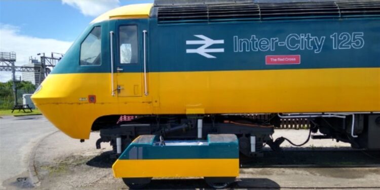 The streamlined profiles of both vehicles is illustrated in this image - Crewe Heritage Centre