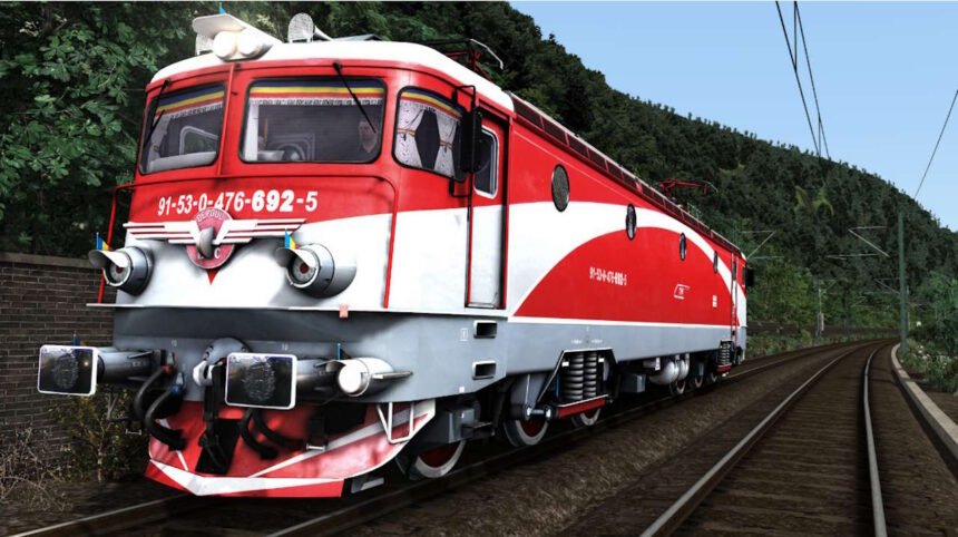Romanian EA-692 electric locomotive for Train Simulator Classic. // Credit: Dovetail Games