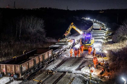 Picture of Work on the Trans Pennine Upgrade