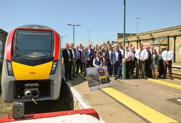 5th Anniversary Event Attendees at Lowestoft Station - Greater Anglia