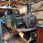 Earl of Merioneth in the shed at Boston Lodge