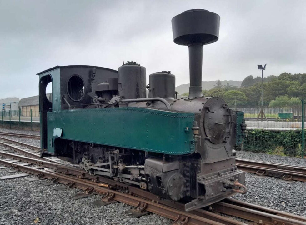 The Brigadelok being shunted into the museum. / Credit: P. Budd/Vale of Rheidol RailwaY