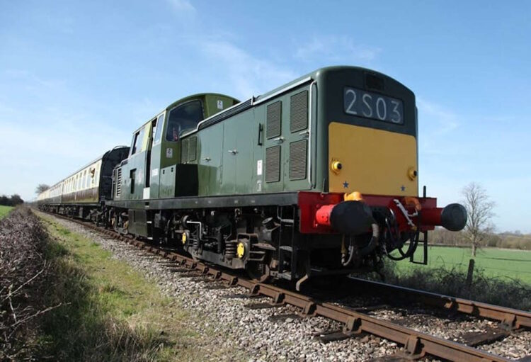 D8568 at the Chinnor and Princes Risborough Railway. // Credit: Chinnor and Princes Risborough Railway