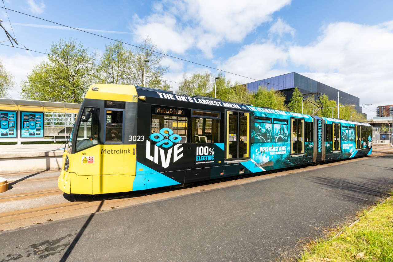 Extension for Co-Op Live free Manchester Metrolink travel