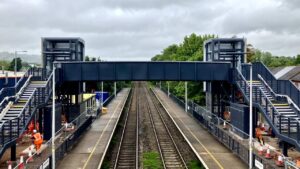 Cwmbran's new accessible footbridge - Network Rail