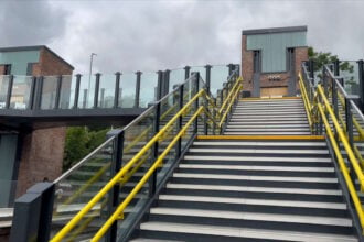 First Beacon footbridge opens at West Yorkshire station