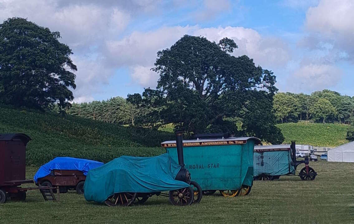 Sussex Steam Rally set up