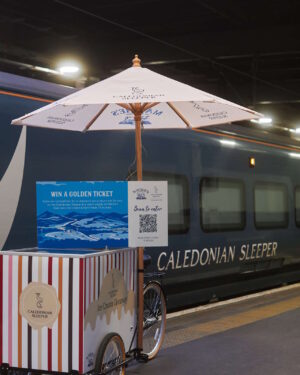 Mackies ice cream and Caledonian Sleeper giveaway