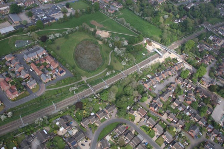 Midland Main Line between Kettering and Wigston. // Credit: Network Rail 