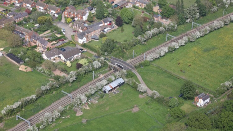 Midland Main Line between Kettering and Wigston. // Credit: Network Rail 