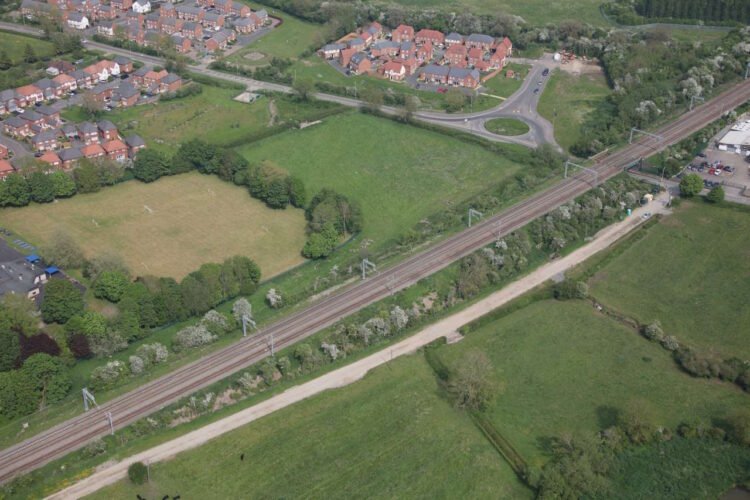 Midland Main Line between Kettering and Wigston. // Credit: Network Rail 